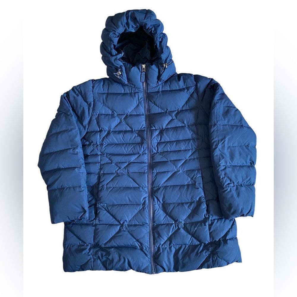 Womens Lands End Down Weather Coat